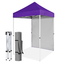 Load image into Gallery viewer, COOS BAY 5x5 Outdoor Portable Canopy Tent with One Removable Sunwall