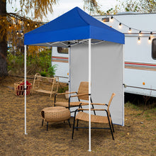 Load image into Gallery viewer, COOS BAY 5x5 Outdoor Portable Canopy Tent with One Removable Sunwall