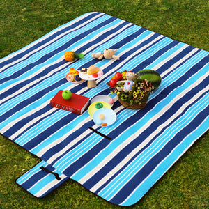 COOL Spot Extra Large 79" x 59" Handy Picnic & Outdoor Blanket 3 Layers Easy Folding Waterproof Sand Proof Portable Picnic Mat for Party, Beach, Camping and Hiking